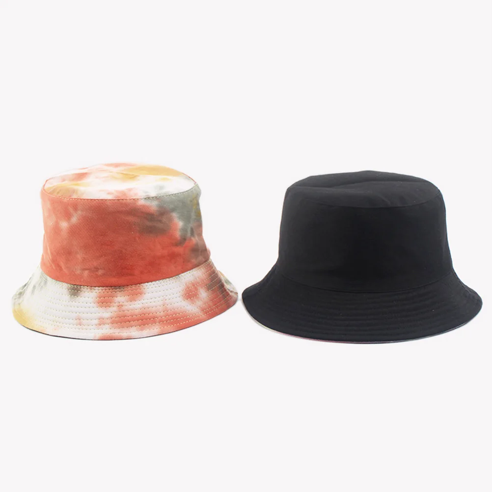 

Colorful Fisherman Hat Bucket Sun Hat Wide Brim Durable Cotton UV Protection Outdoor Activities Hiking Camping Fishing Vacation