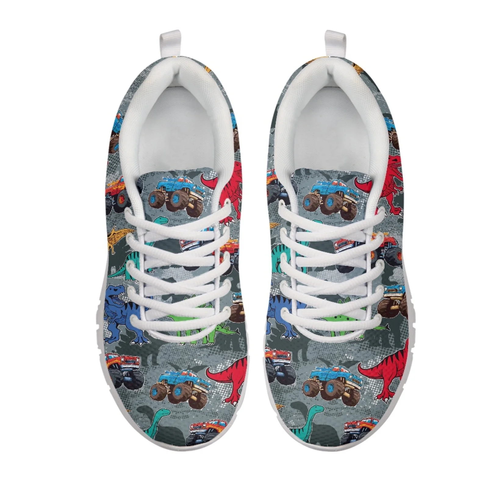 Coloranimal Magic Dinosaur Pattern New Design Running Shoes Walking Mesh Shoes Casual Walking Sneakers for Men