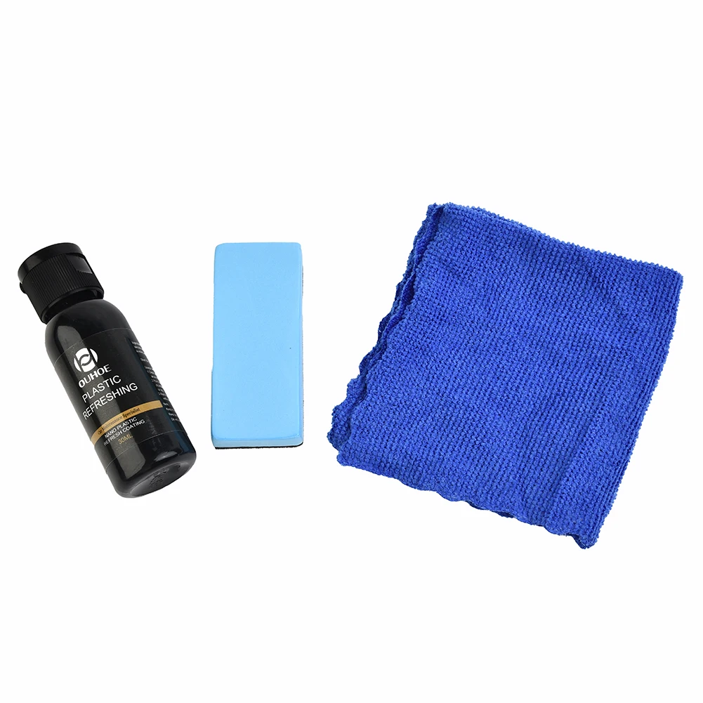 1set Plastic Restorer For Cars Protect Clean For Cars Truck Motorcycle Exterior Polishing  Scratch Remover Refurbish