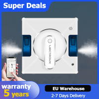 Window Vacuum Robot Cleaner Liectroux YW509, Dual Spray, AI intelligent Wipping, Updated Laser,Smart Home Glass Wall Washing
