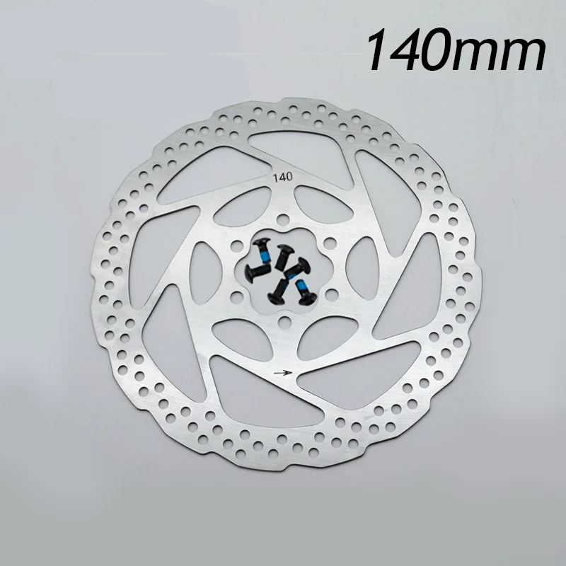 MTB Road Disc Brake/Cyclocross Bike Brake Disc 44mm 6-Bolt,Centerline 140mm 160mm 180mm 203mm Bicycle Brake Rotor Bicycle Parts