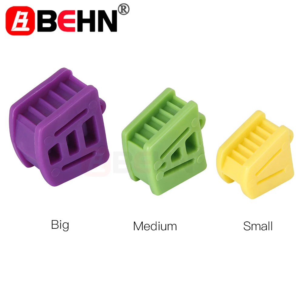 3 Sizes Dental Occlusal Pad Rubber Bite Opener Blocks Mouth Prop Large Medium Small Orthodontic Supplies Dentistry Tools