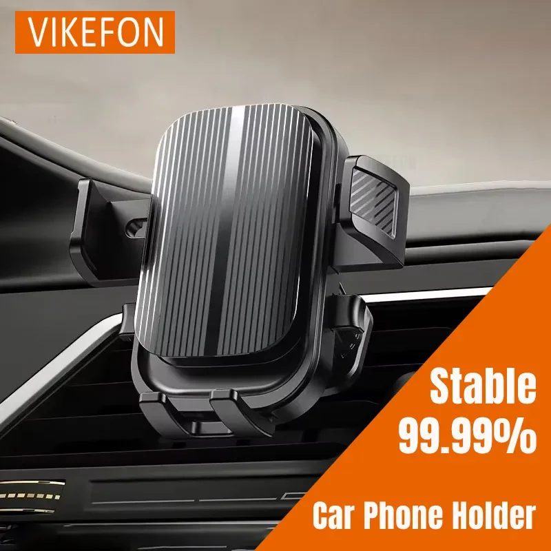 

360° Rotatable Cell Phone Holder Mount for Car Air Vent Universal Auto Lock Bracket for iPhone Most 4inch-6.7inch Smartphones