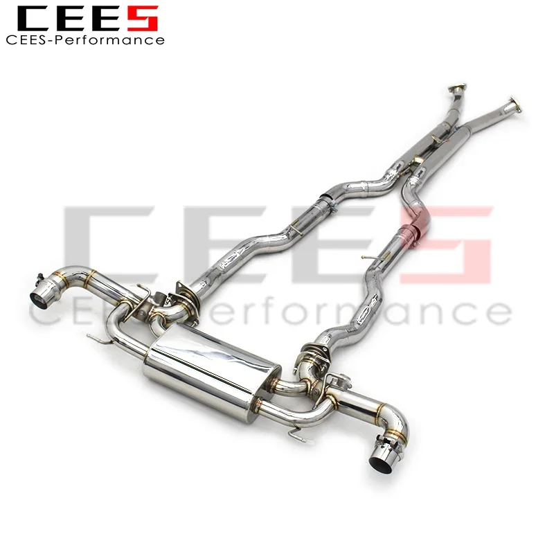 CEES Tuning Exhaust for DB11 Vantage V12 5.2L 2017-2018 Stainless Steel Catback Exhaust with Valve