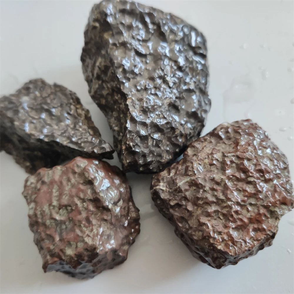 Natural Strange Surface Dragon Scale Squama Breccia Gobi Gangou from Lop Nor Collection Crystals Suspected Meteorite Home Decor