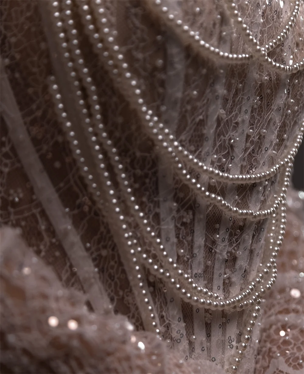 طوكيو مخصص أنيقة قبالة الكتف فساتين الزفاف بلا أكمام ذيل محكمة زي العرائس 2025 الأبيض الساتان حورية البحر فساتين الزفاف #3