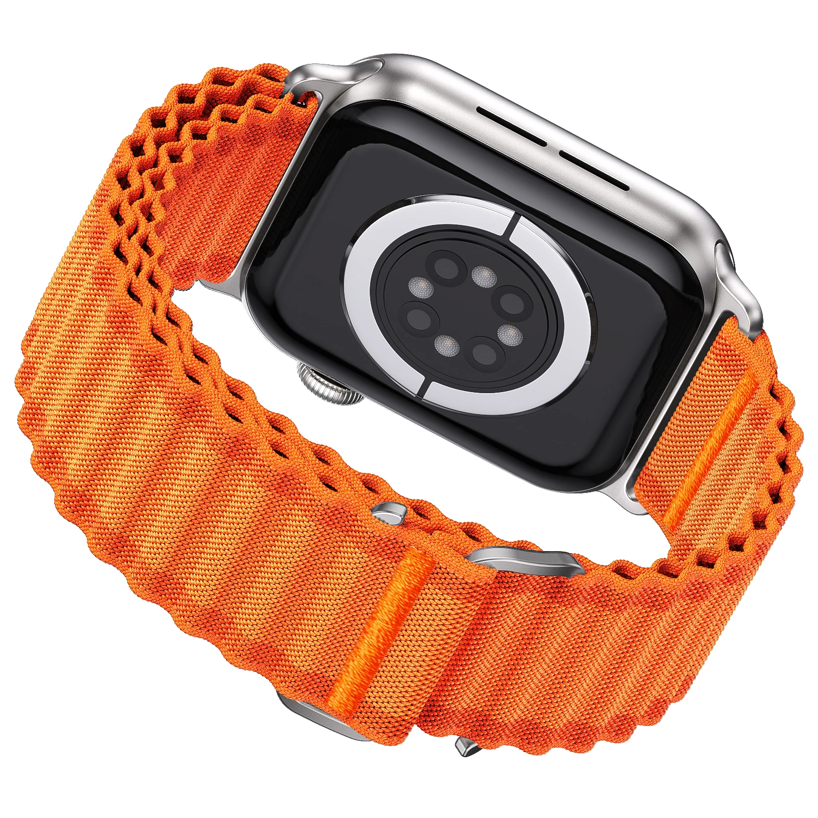 Correa de nailon para reloj Apple Ultra 2, 49, 45, 44 y 42mm, pulsera deportiva, accesorios para iWatch Series 3 5 SE 7 9 10