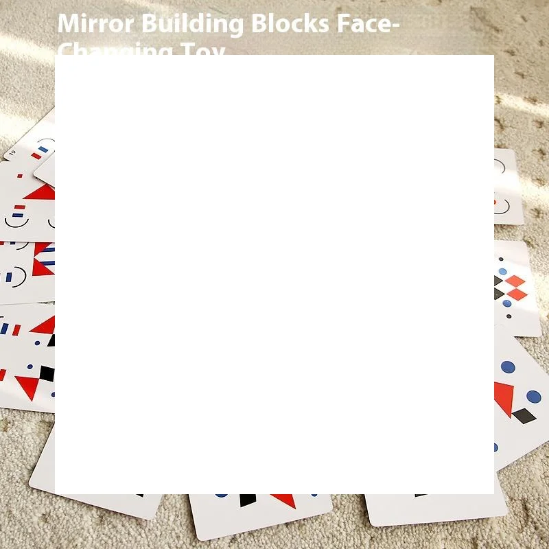 1 Juego de juguetes de recursos de aprendizaje parroquial para niños, rompecabezas con imagen de espejo 3D, pensamiento lógico espacial, entrenamiento, juego intelectual a juego