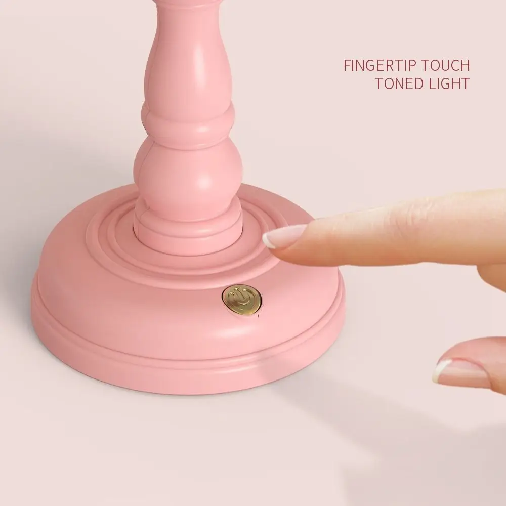 New Mini Table Lamp Rechargeable Creative Nightlight Bedroom Flower Shaped LED Night Lamp