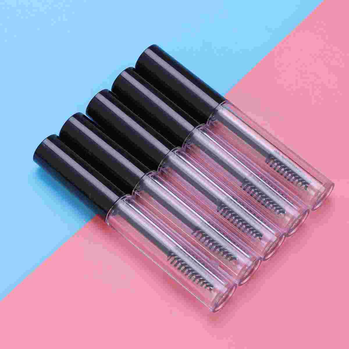 Tube de mascara pour brosse à cils, bouteille de crème de stockage, 5 pièces