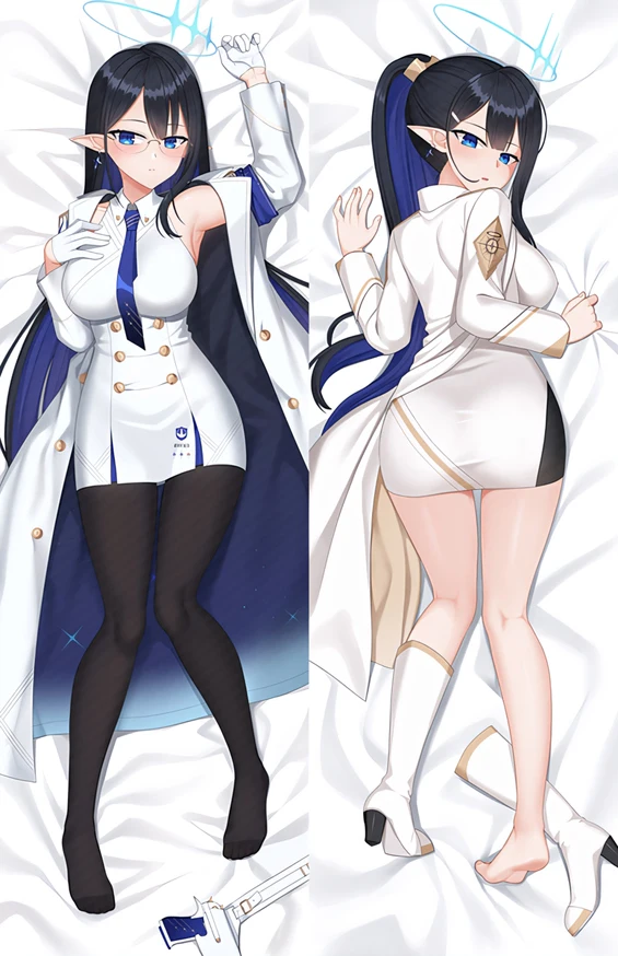 

Синий архив Rin Nanagami Dakimakura наволочка длинная аниме наволочка