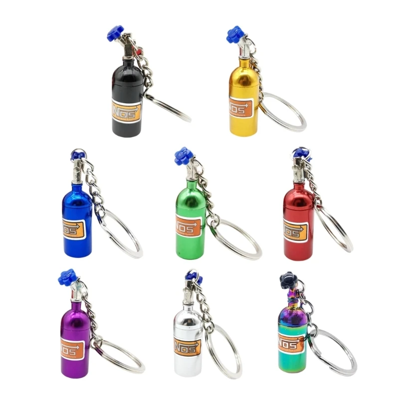 Fashion Nitrous Oxide Bottle Keychain Key Holder, Light Weight Scratch Resistant