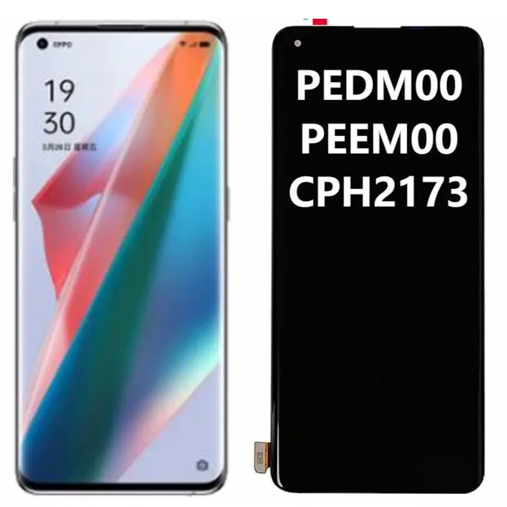 AMOLED 6.7 inch For Oppo Find X3 PEDM00 LCD Display With Frame X3 Pro PEEM00 CPH2173 LCD Touch Screen Panel Digitizer Assembly