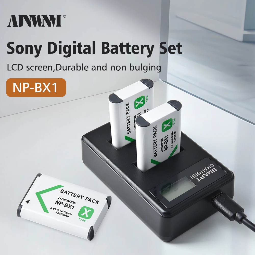 

NP-BX1 NPBX1 NP BX1 Battery For Sony FDR-X3000R ZV-1 RX100 M7 M6 AS300 HX400 HX60 WX350 AS300V HDR-AS300R FDR-X3000 BX1 For Sony