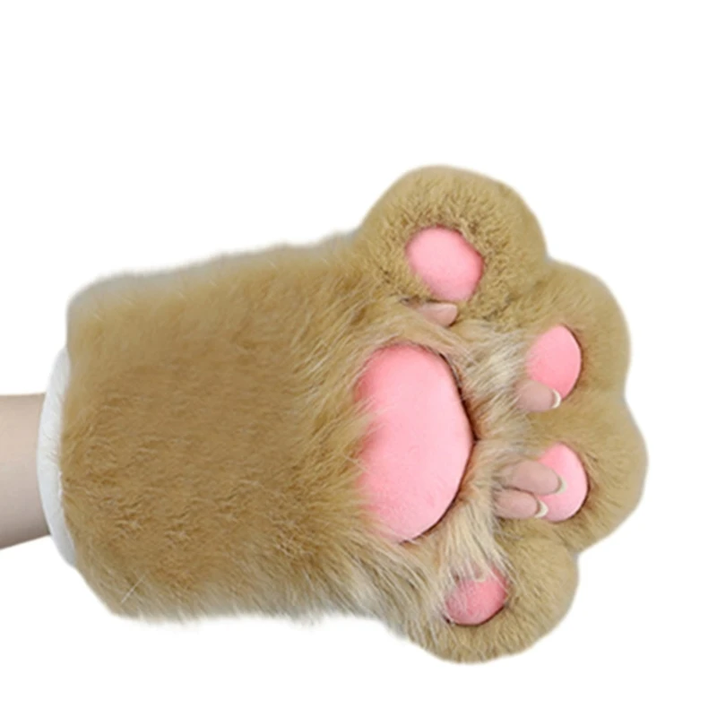 COSPLAY Cat Paw Gloves Furry Kitten Toe Beans Fursuit Carnivals Party Handmade