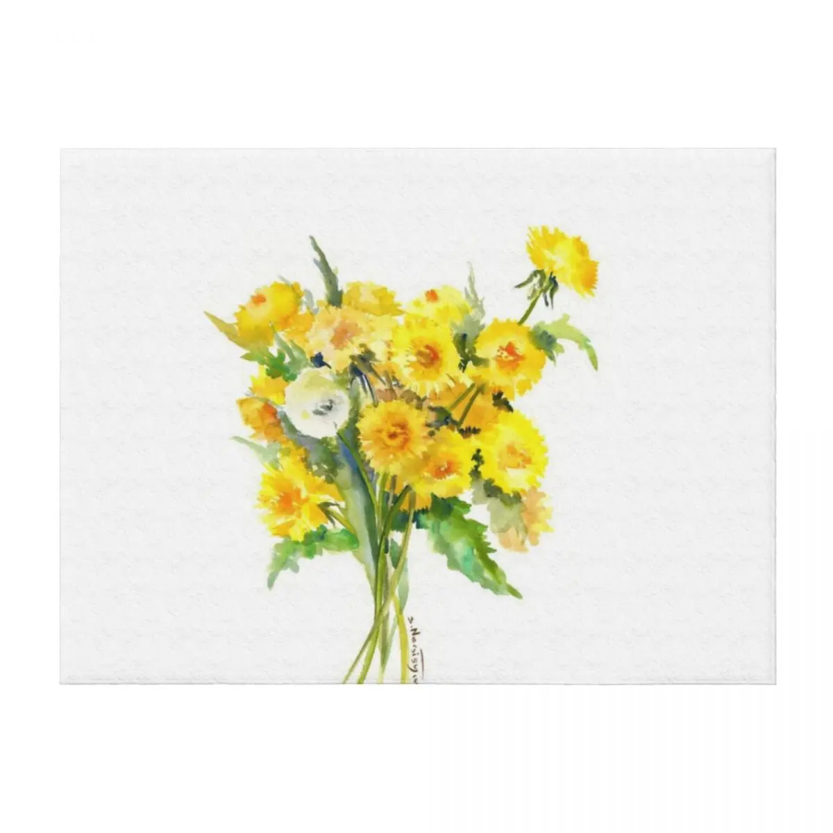 

Dandelion Throw Blanket Multi-Purpose Winter beds anime Summer Blankets