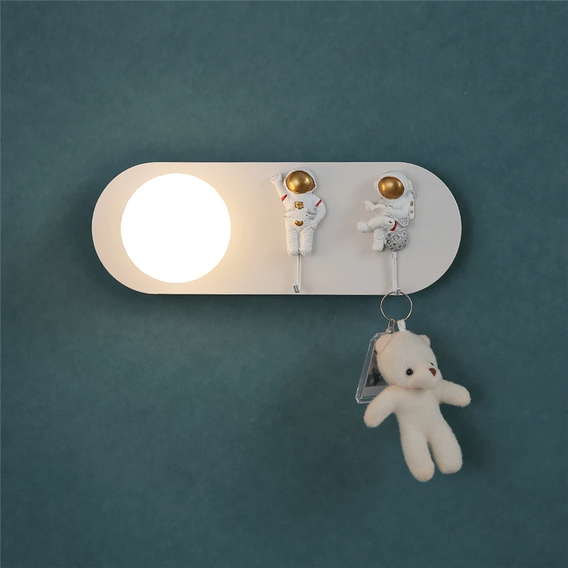 

Nordic Interior Wall Lamps Astronaut Hook Decorative Wall Lights with G9 Bulb Bedroom Living Room Corridor Wall Sconce Lighting