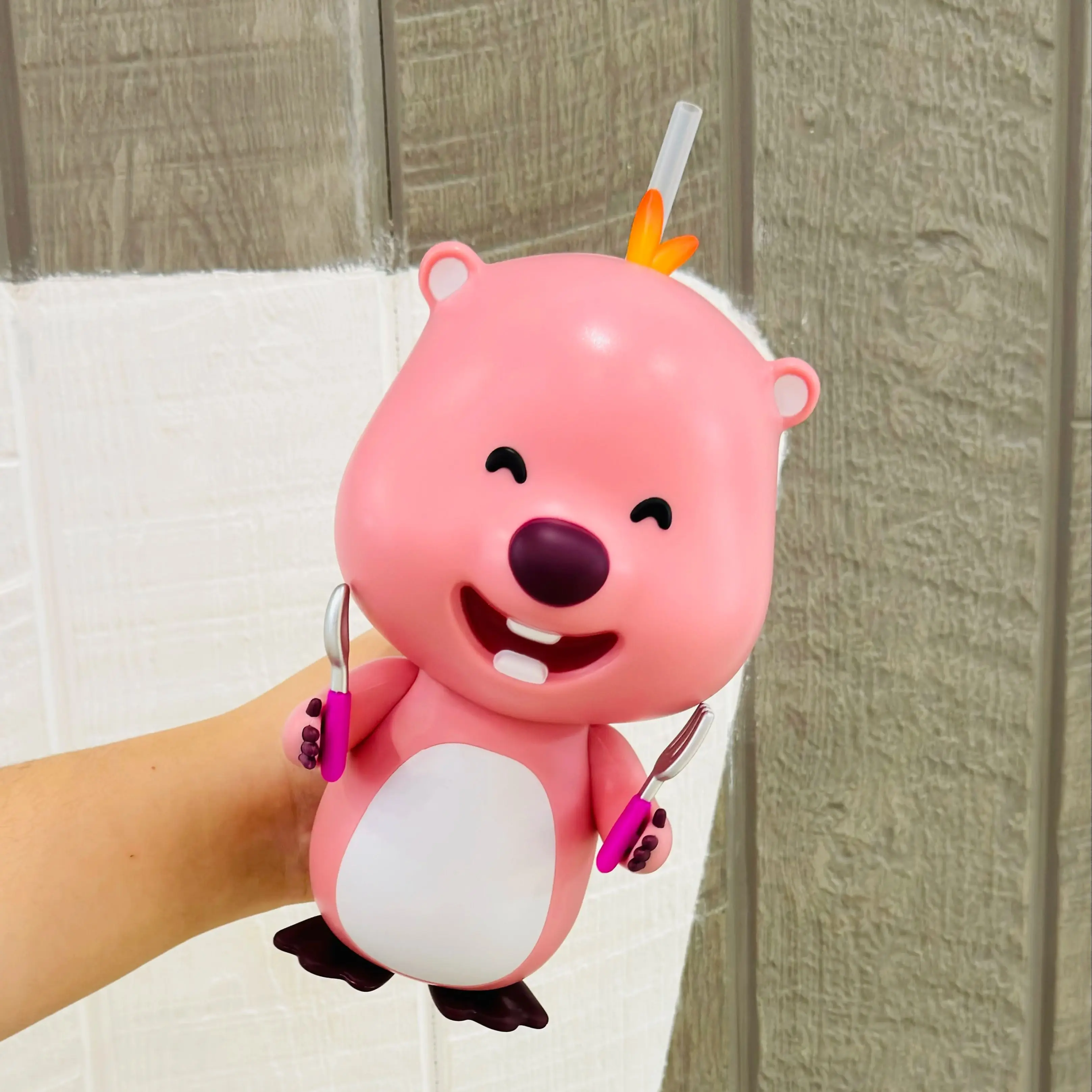 

Kawaii LOOPY Cup Sippy Cup Model Figure Exclusive Cinema Collectible Collection Creative Cartoon Outdoor Portable Cup Gifts