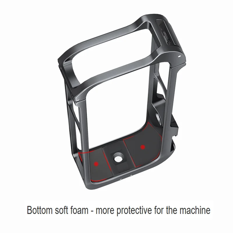 AA60-Insta 360 X4 Accessories Aluminum Frame Shell Cage Case Alloy Protector Bracket Adapter Extra Coldshoe For Insta 360 X4