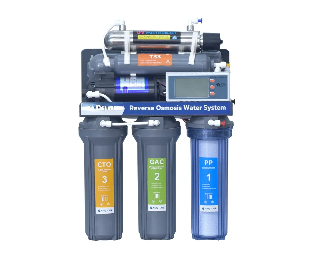 APEC 5 stages gray color home RO purifier water filter system