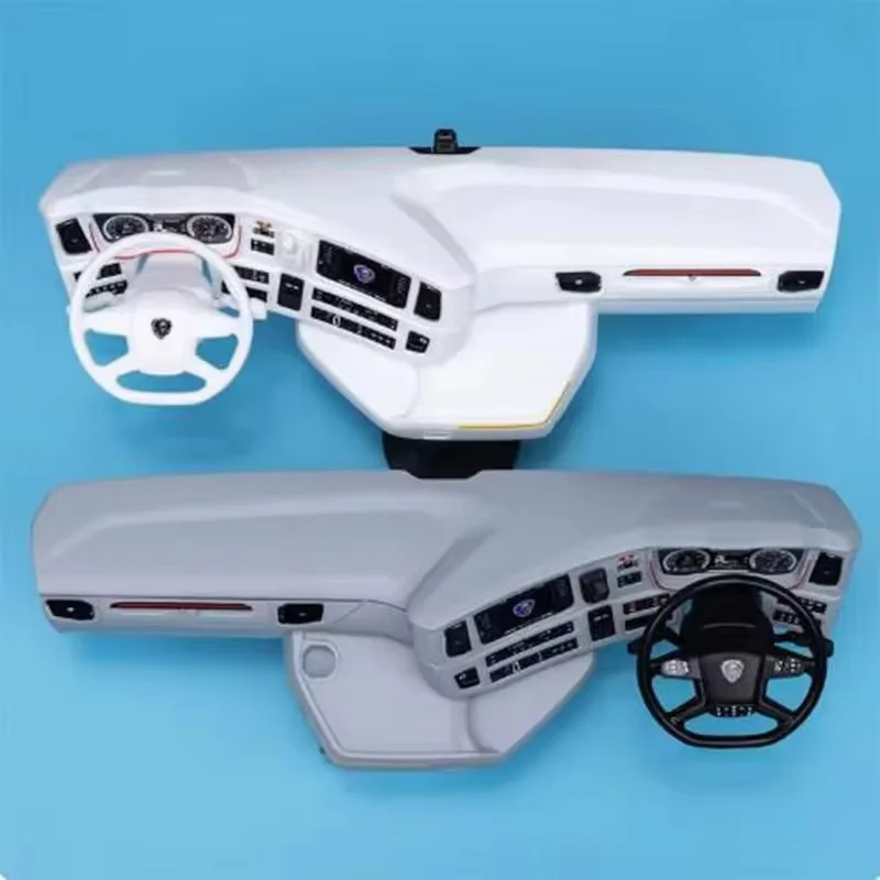 

770S имитация пластиковой приборной панели, внутренняя центральная консоль для радиоуправляемого грузовика Tamiya 1/14 SCANIA 770S 56368 56371, обновленные аксессуары