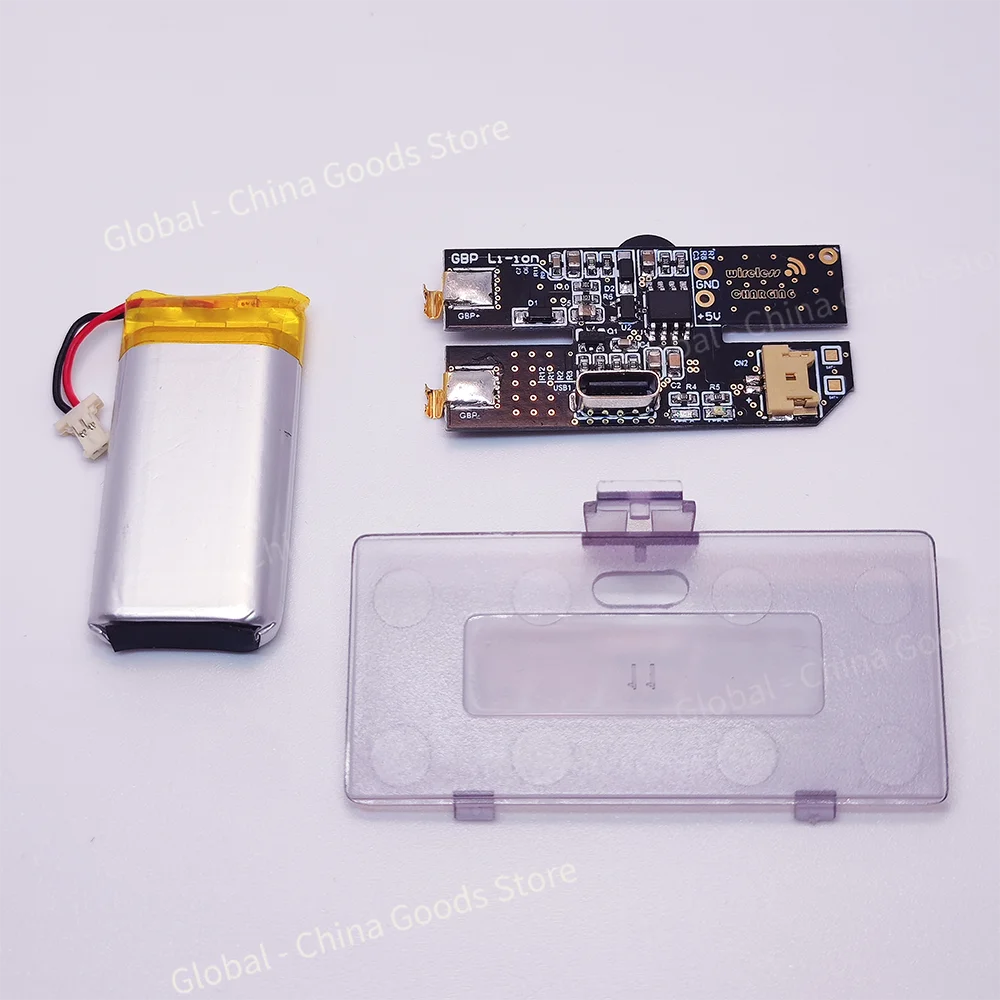 Módulo de carga Batería de litio recargable de 700 mAh para GAMEBOY POCKET para soporte GBP No requiere soldadura