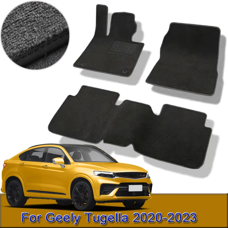 

Fit For Geely Tugella 2020-2023 Custom Car Floor Mats Waterproof Non-Slip Floor Mats Interior Carpets Rugs Foot Pads Accessories