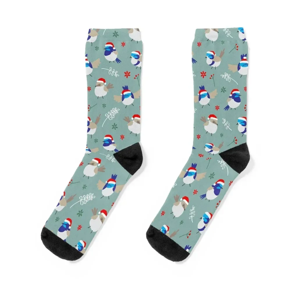 

Christmas Fairy Wrens Socks fashionable sports and leisure set Socks Ladies Men's