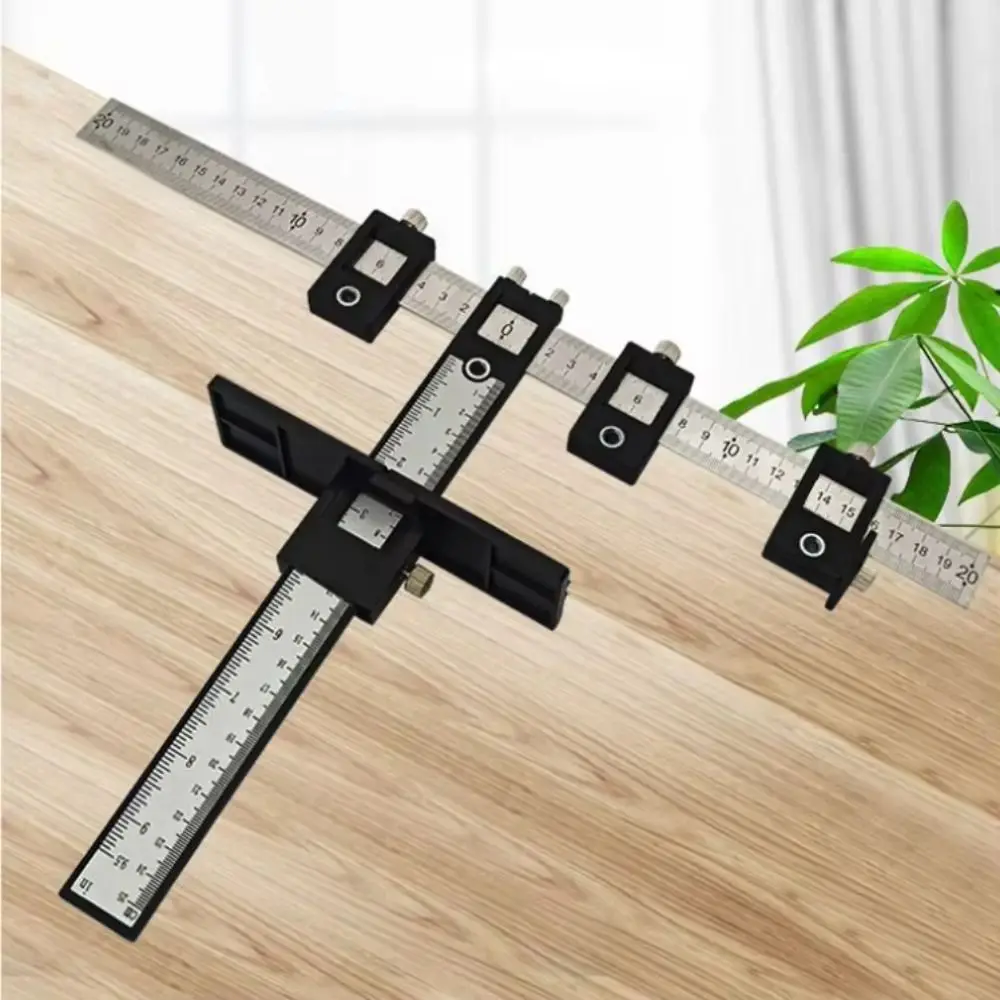 Woodworking Corrosion Resistant Drill Guide High Strength Precision Hole Punch Jig Hardness Adjustment Center Drill Bit Hardware