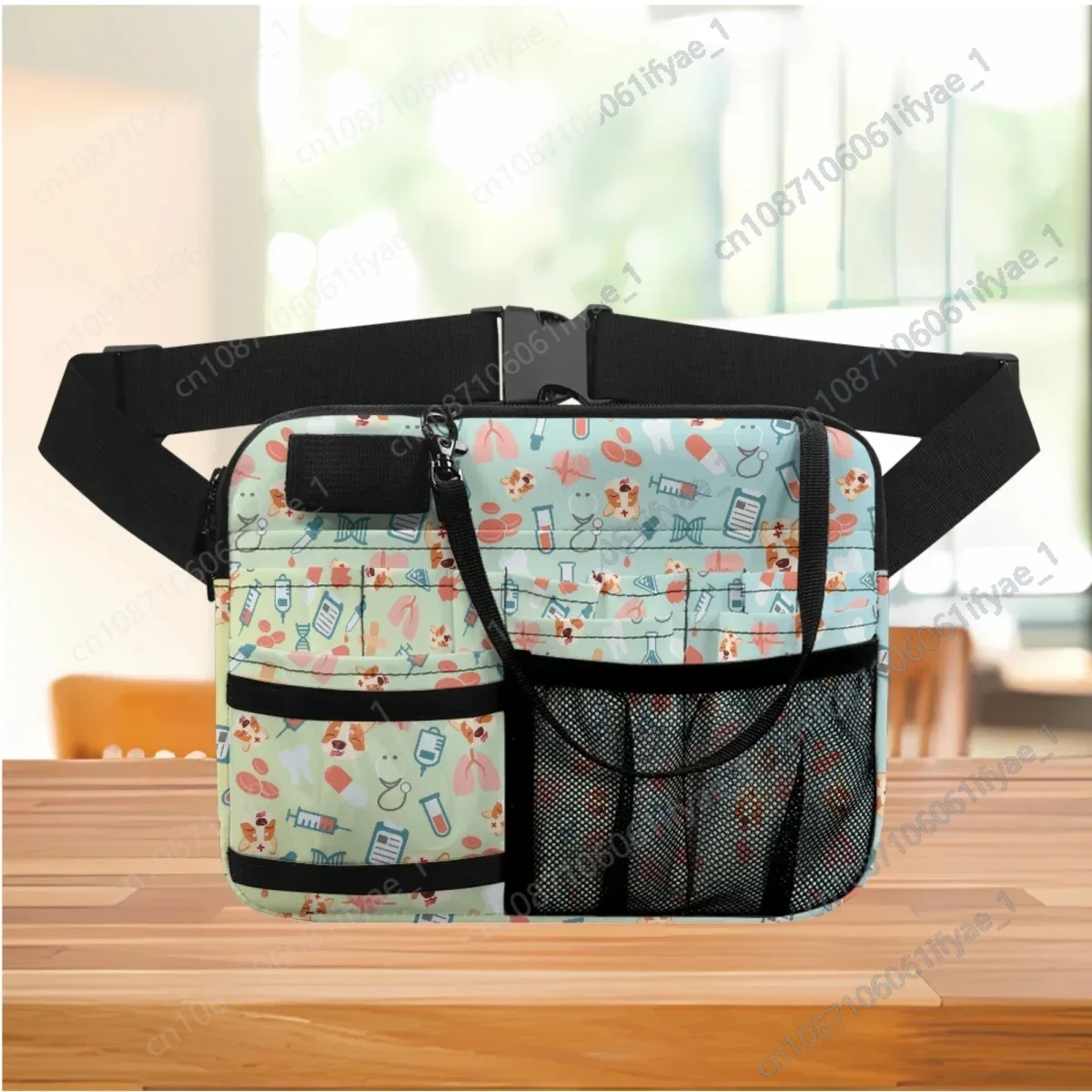 

Portable Nurse Fanny Pack Multi Pocket Waist Organizer Belt Bags Cartoon Medical Icon Animal Print Small Nurse Pockets Gift 2023