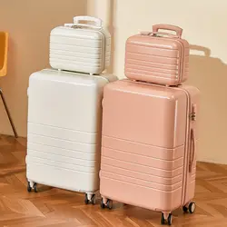 Luxury Design Carry On Suitcase Set PC Travel Rolling Luggage 16 Inch with 12 Inch Small Suitcase