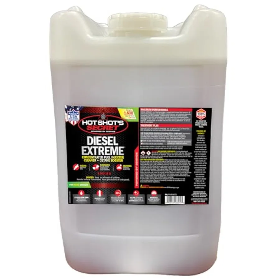 

Diesel Extreme 5 Gallon Concentrated Fuel System Cleaner for HeavyDuty Diesel Engines Advanced Injector Cleaner Additive to Boo