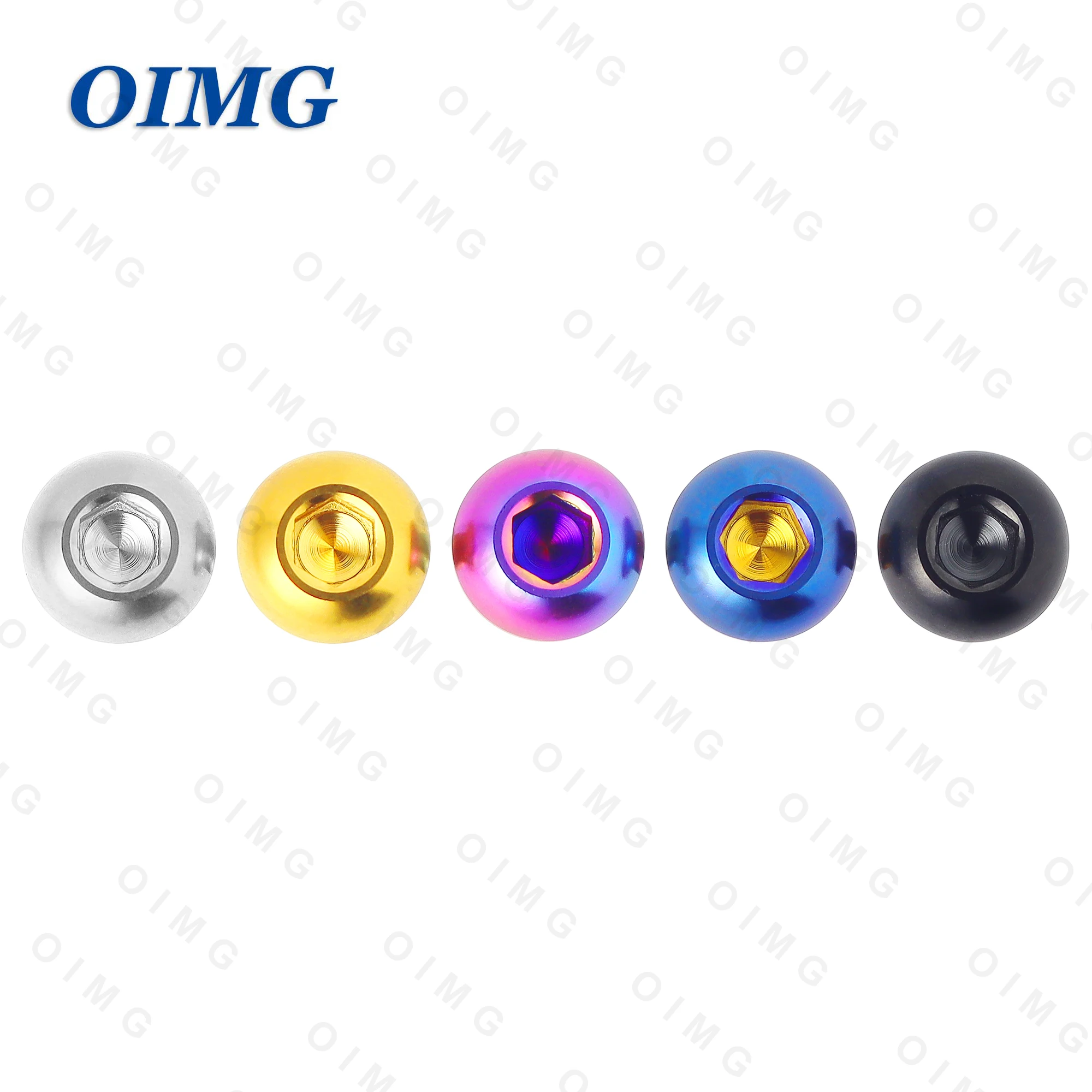 Titanium Bolt M5/M6x10 12 15 16 18 20 25 30 35 40 45 50 55 60 65mm Round Allen Head Screws for MTB Road Bike Shell Bolts Part