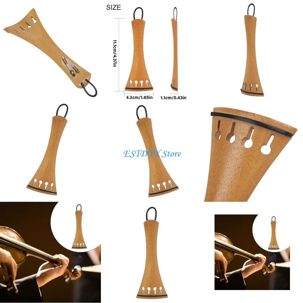 

G6DE 4/4 Violin Accessories Violin Supplies Violin Instrument Part String Tailpiece