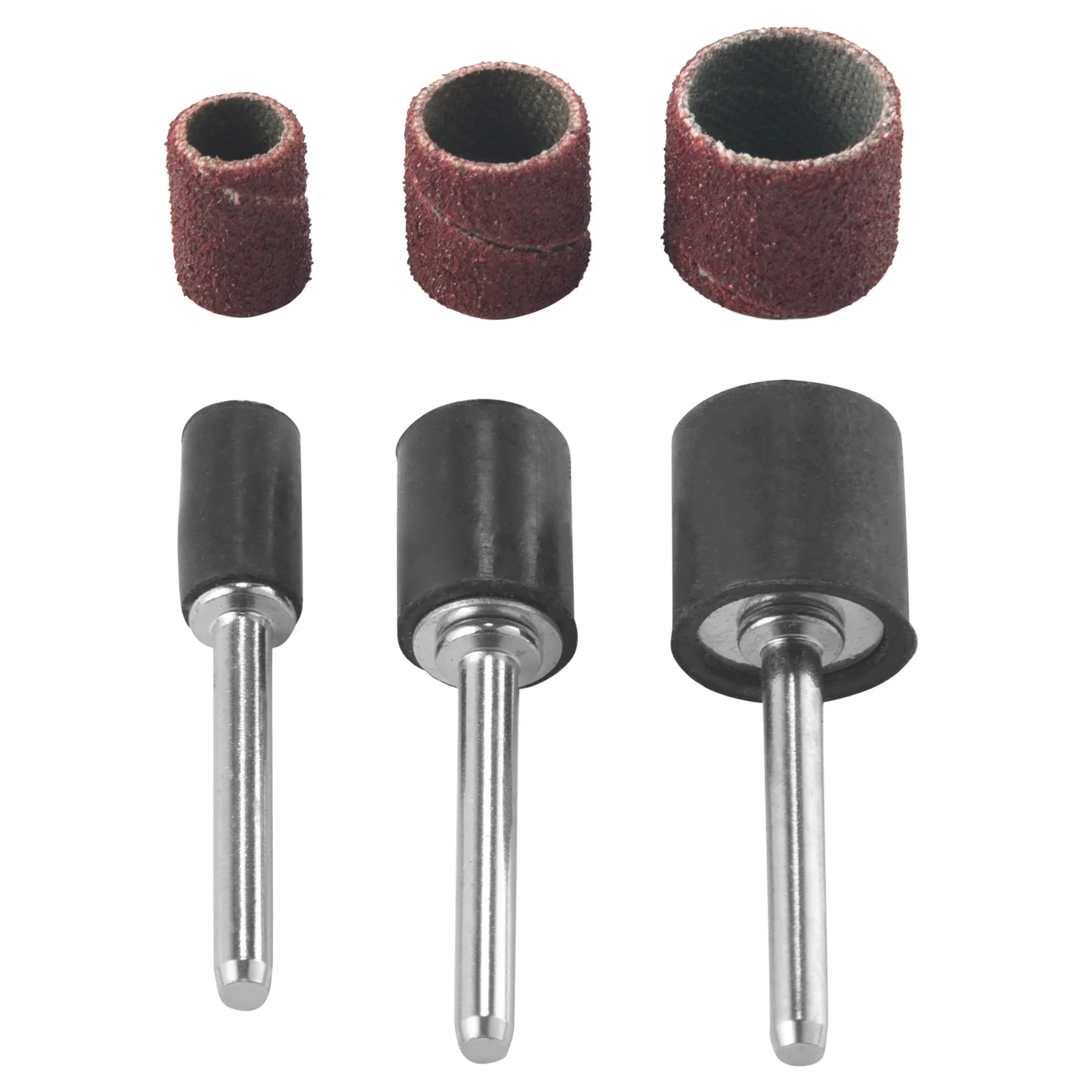 

HOT Jumbo 51Pc Drum Sanding Kit - Fits For Dremel - Includes Rubber Drum Mandrels - 1/2, 3/8 & 1/4 Inch~Jul.