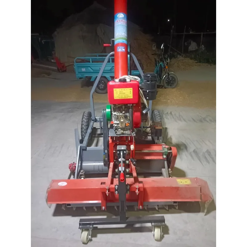 grain collecting and loading machine drying field road anti-aircraft gun type  grain suction machine  automatic cleaning