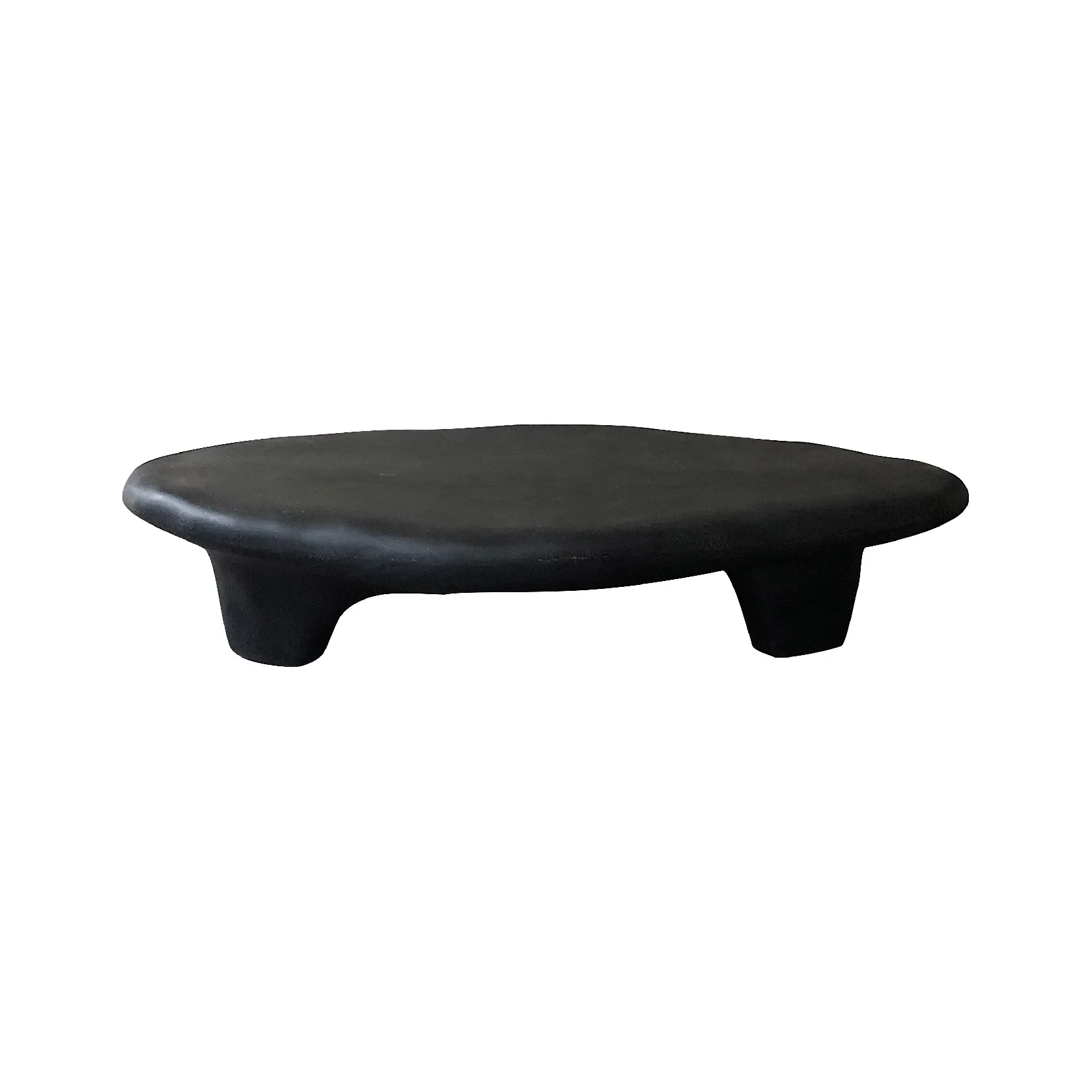 

Low table pebble shape living room sculpture low coffee table