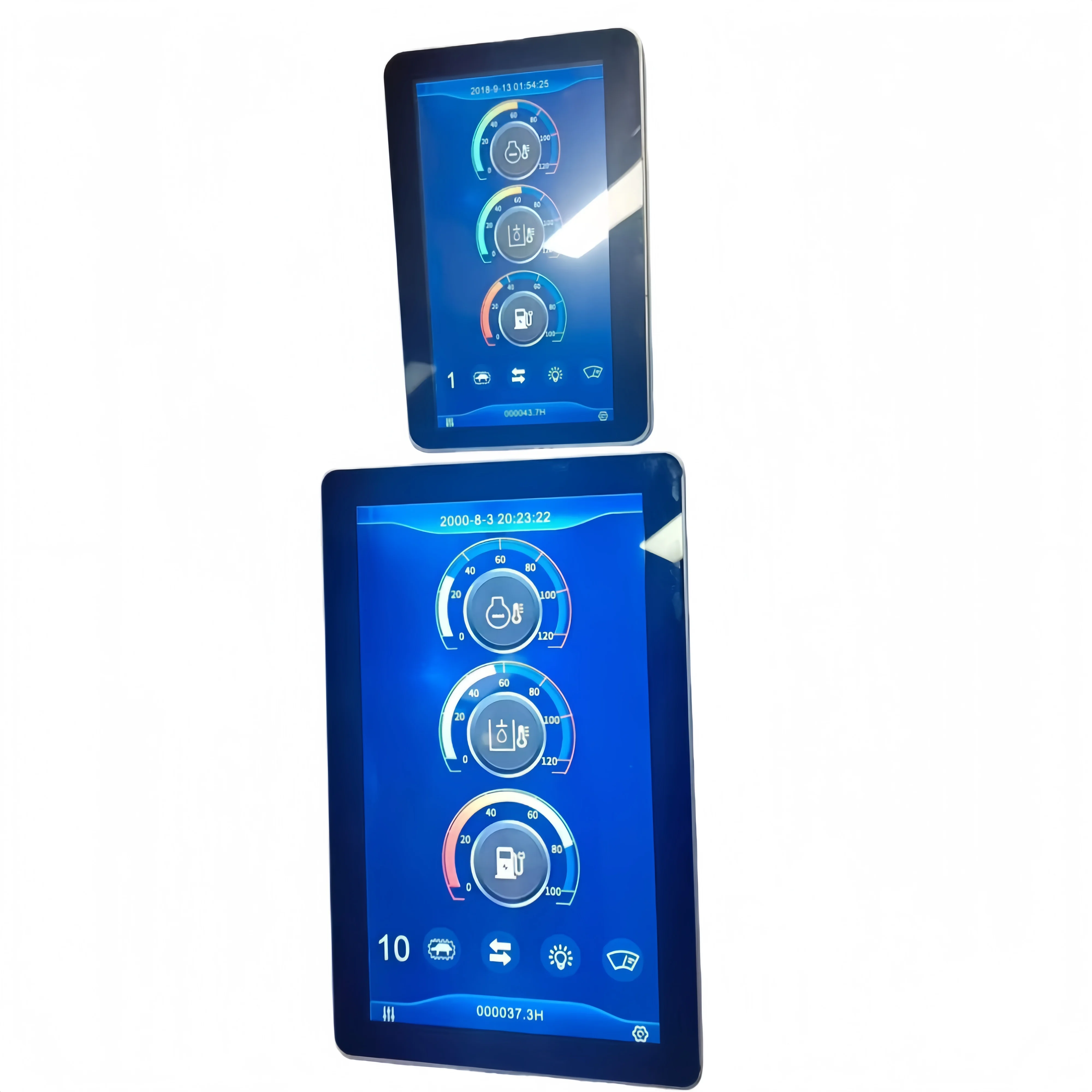 

Универсальный дисплей для экскаватора: температура воды, скорость, часы работы и давление масла