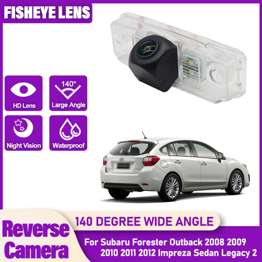 For Subaru Forester Outback 20082009 2010 2011 2012 Impreza Sedan Legacy 2  CCD Night Vision Backup Rear View Camera Parking