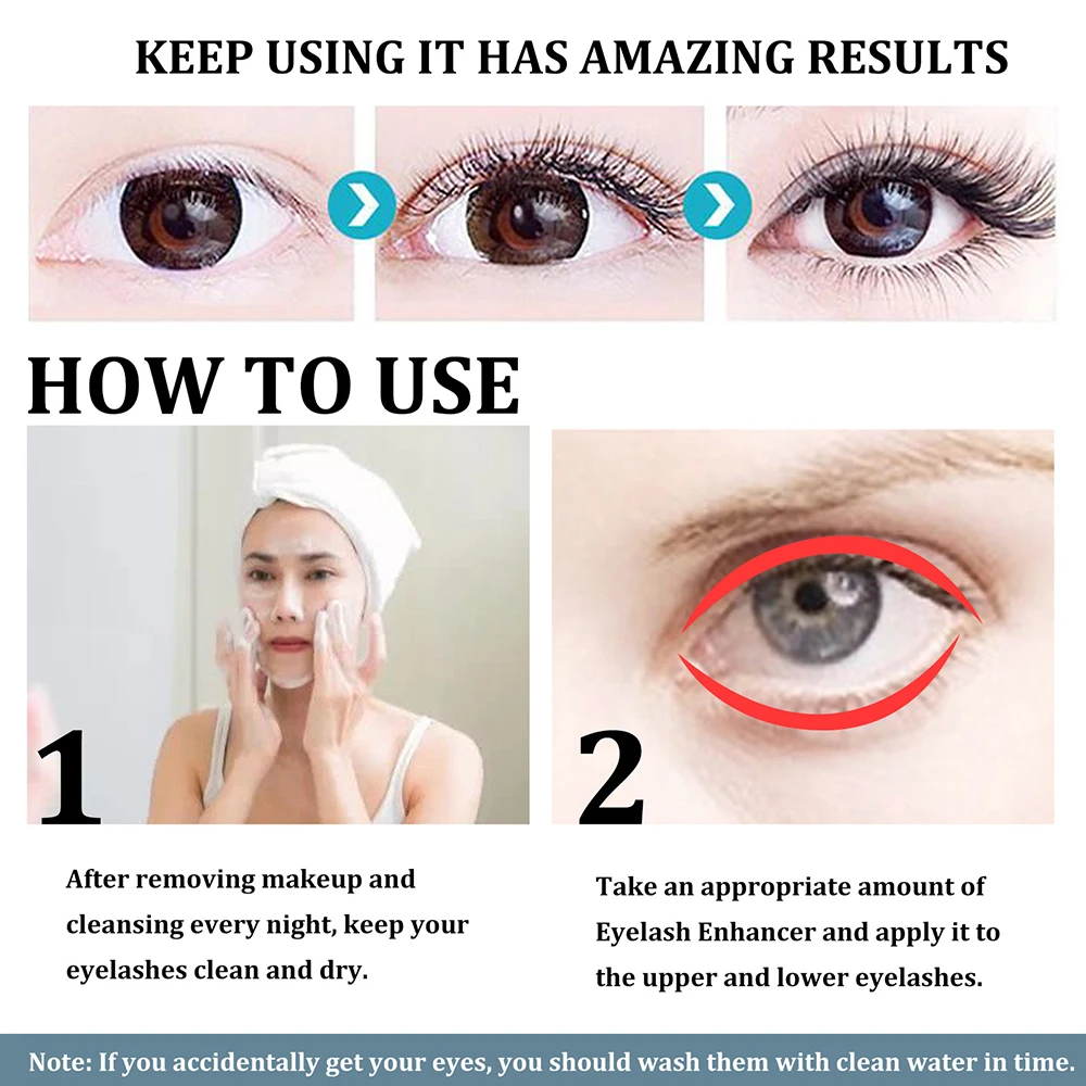 Eyelash Fast Growth Liquid Lift Eye Black Thickens Eyelashes Strengthen Natural Eyelashes Extend Eyebrow Growth Cosmetics