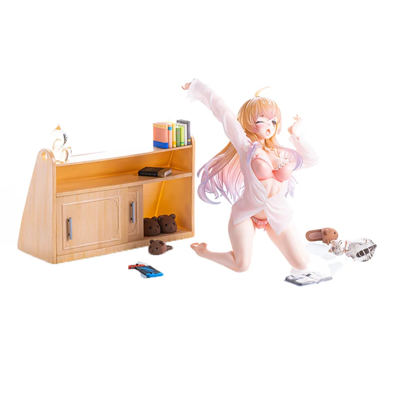 

Original Genuine QIANGIU ANIME A Girl Stretching Lazily Otaku Girl Series 1/7 Models of Surrounding Figures and Beauties