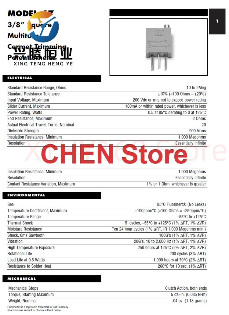 2szt Mexico BI 67WR 100R 200R 500R 1K 2K 5K 10K 20K 50K 100K 10R 20R 1M 2M 5M 50R precyzyjny potencjometr wieloobrotowy do przycinania