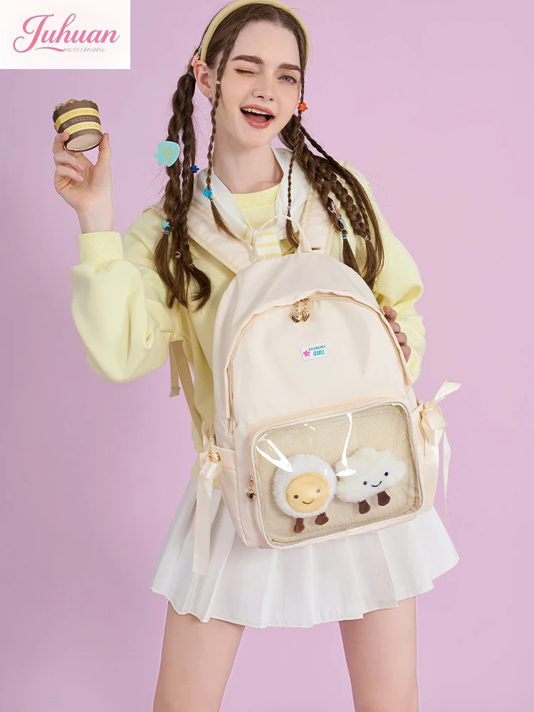 Japanese Ltabag Backpack Waterproof Large-capacity Travel Backpack 2025 Girls College Wind Two-dimensional Schoolbag for Women