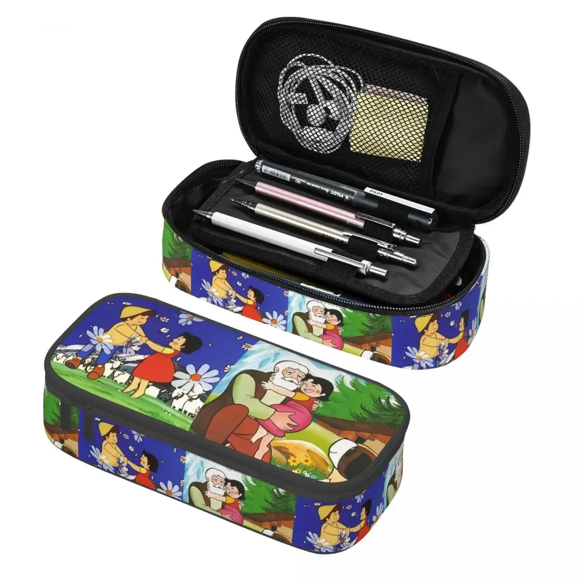 

Custom Anime Heidi Girl Of The Alps Comic Cartoon Cute Pencil Case Girls Boys Large Capacity Pencil Box Student School