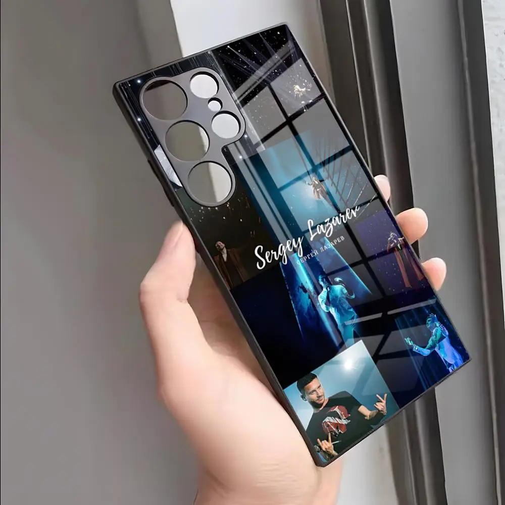 Стеклянный чехол для телефона S24 Ultra Samsung S23 Fe S22 S20 S21 Plus Galaxy A54 A34 A24 A53 Note 20