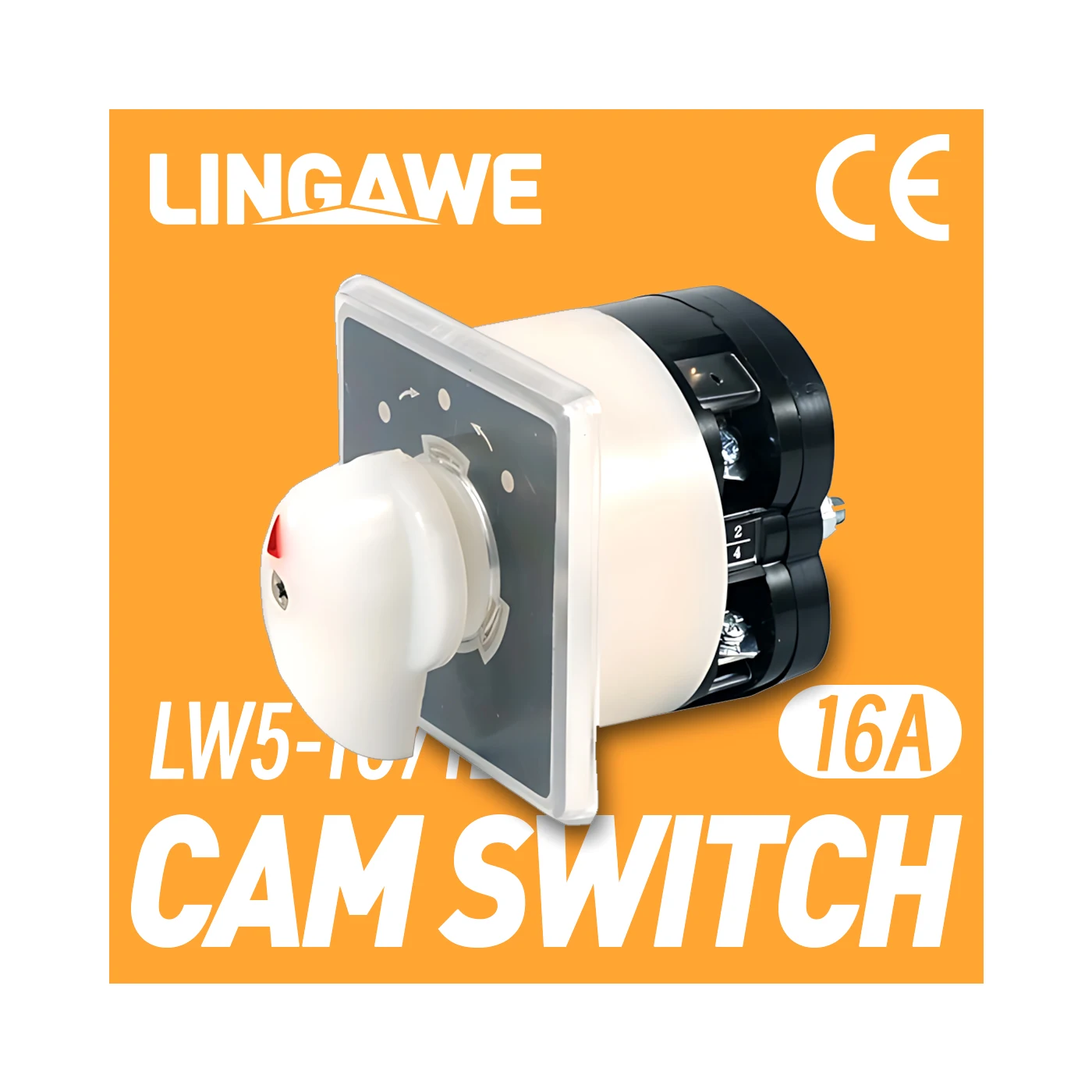 

LW5-16/1B Cam Changeover Switch 16A 2 Position Auto-Reset Rotary With Explosion-Proof Housing For Industrial Power Control