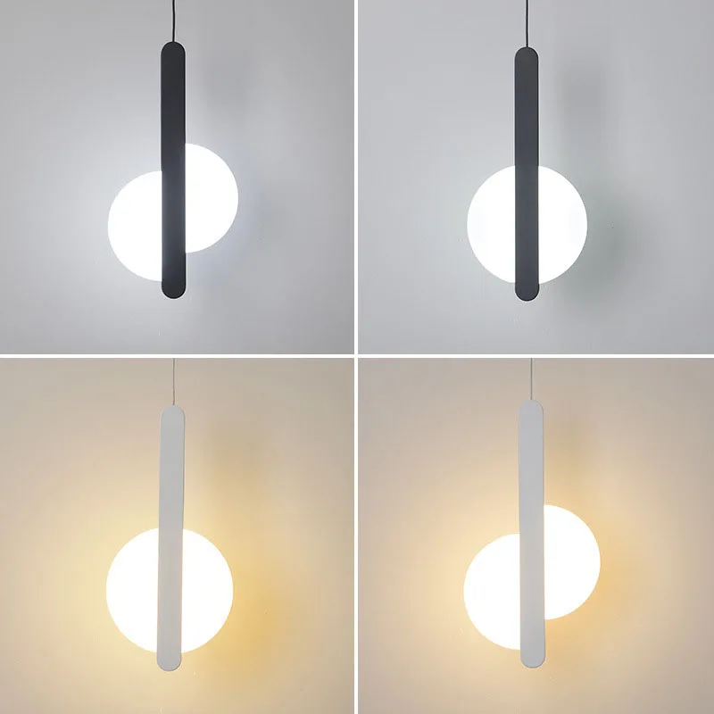 Imagem -05 - Nordic Minimalista Led Pendant Light Modern Pendurado Lâmpada Home Decor para Quarto Cozinha Sala de Estar Creative Suspensão Luminária