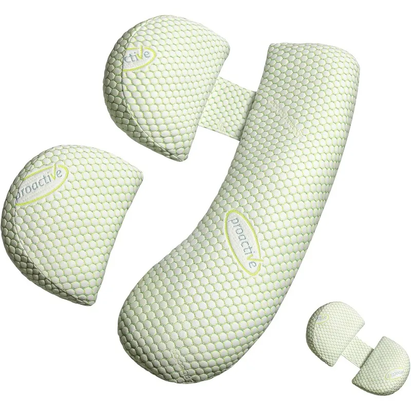 

Pregnancy Pillow for Pregnant Women, Soft Pregnancy Body Pillow, Support for Back, Belly, HIPS, Legs, Maternity Pillow with Deta