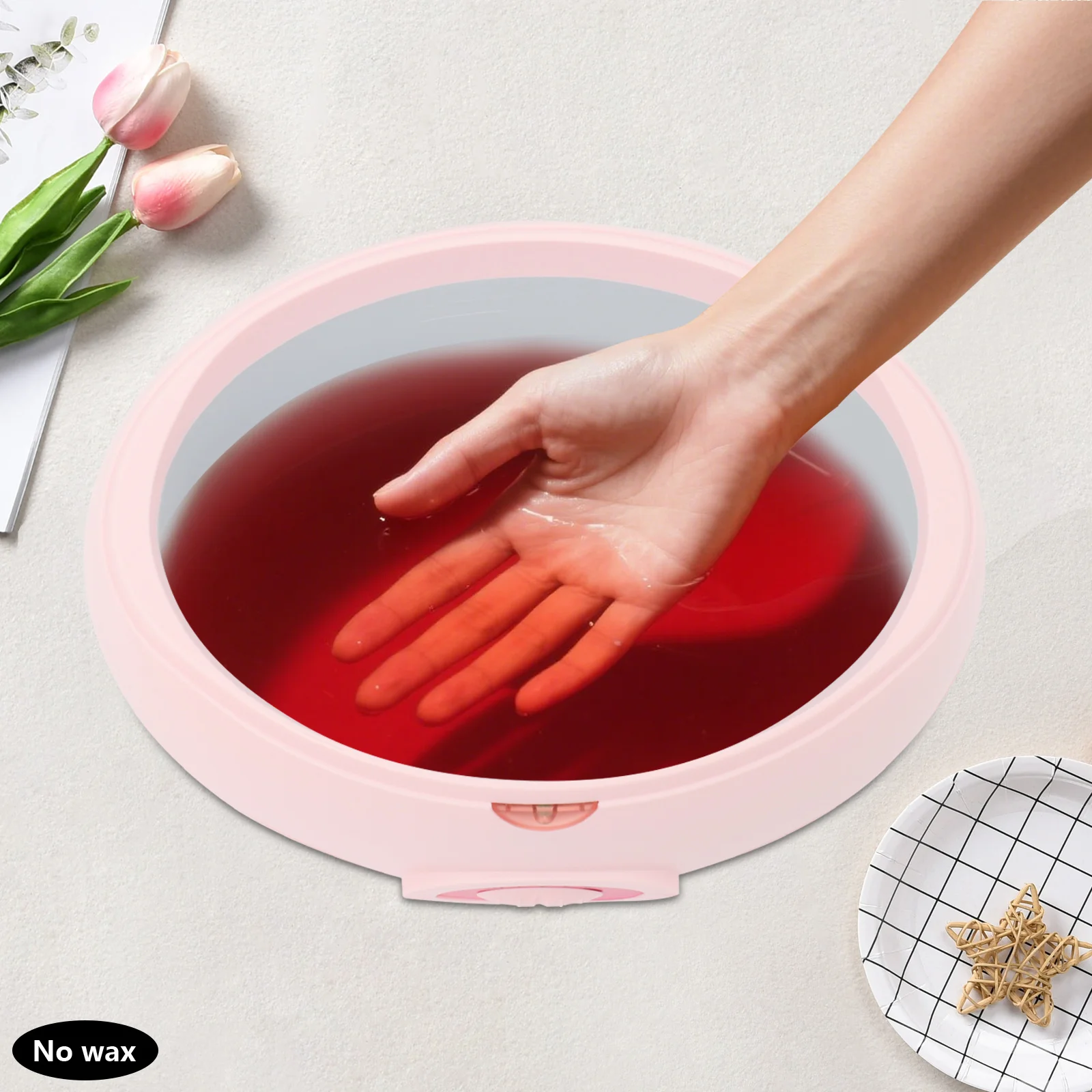Machine à cire de paraffine 200W Machine de thérapie de cire 4400ml SPA chauffe-cire de paraffine pour mains et pieds dispositif de traitement de Salon, 220V