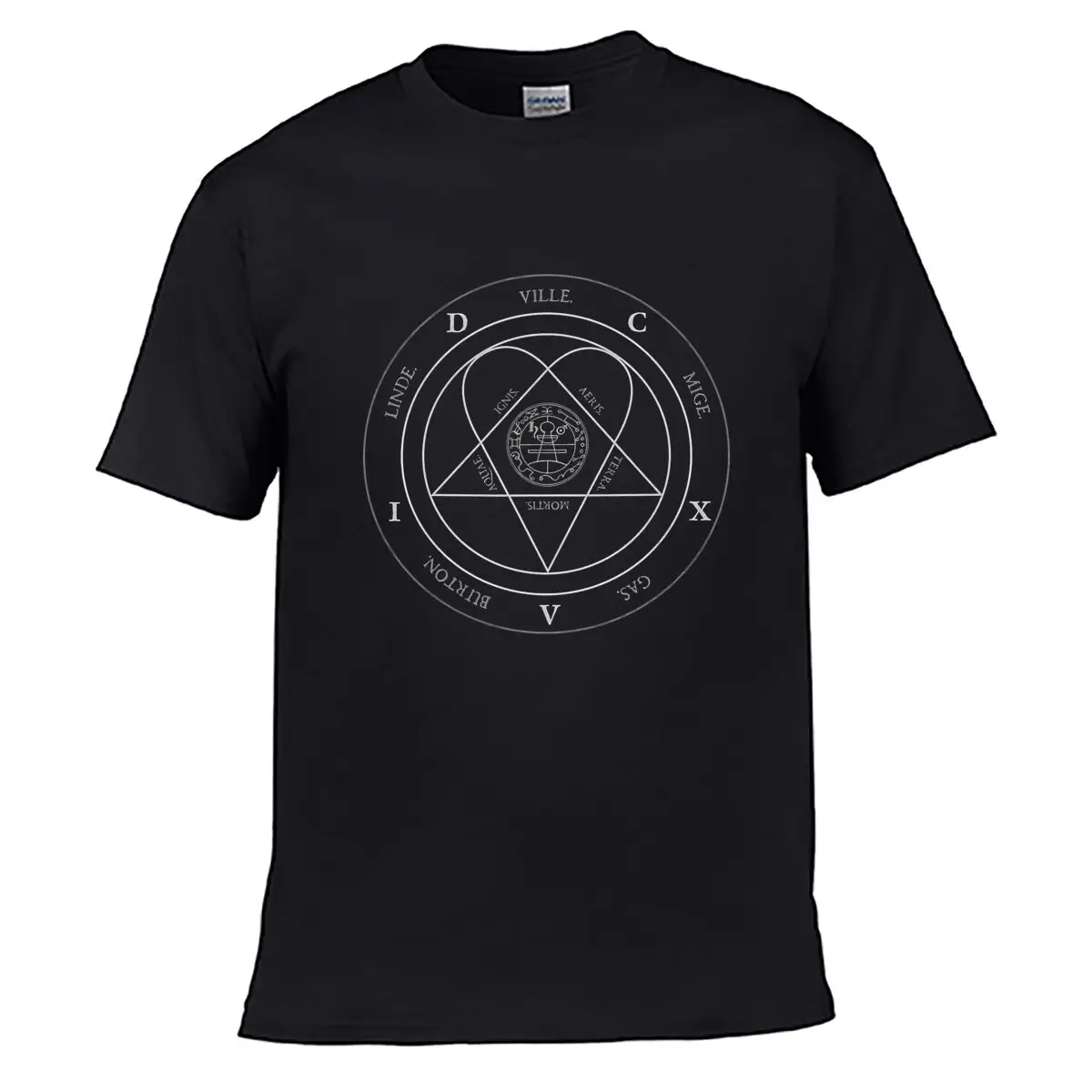 Alchemical Circle Sigils Astrology short-sleeved T-shirt